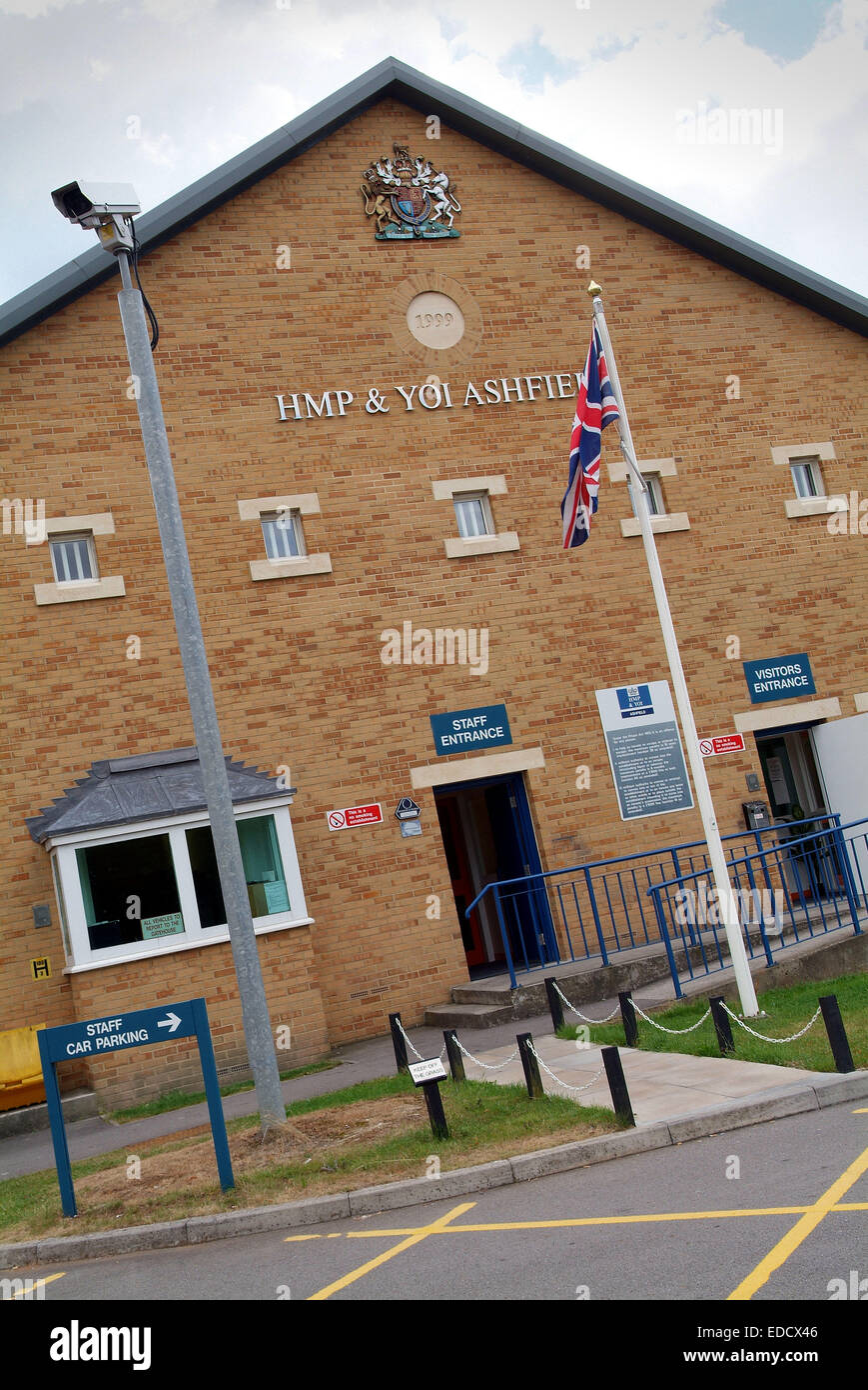 His Majesties Prison & Young Offenders Institute Ashfield, Pucklechurch, in der Nähe von Bristol. Stockfoto