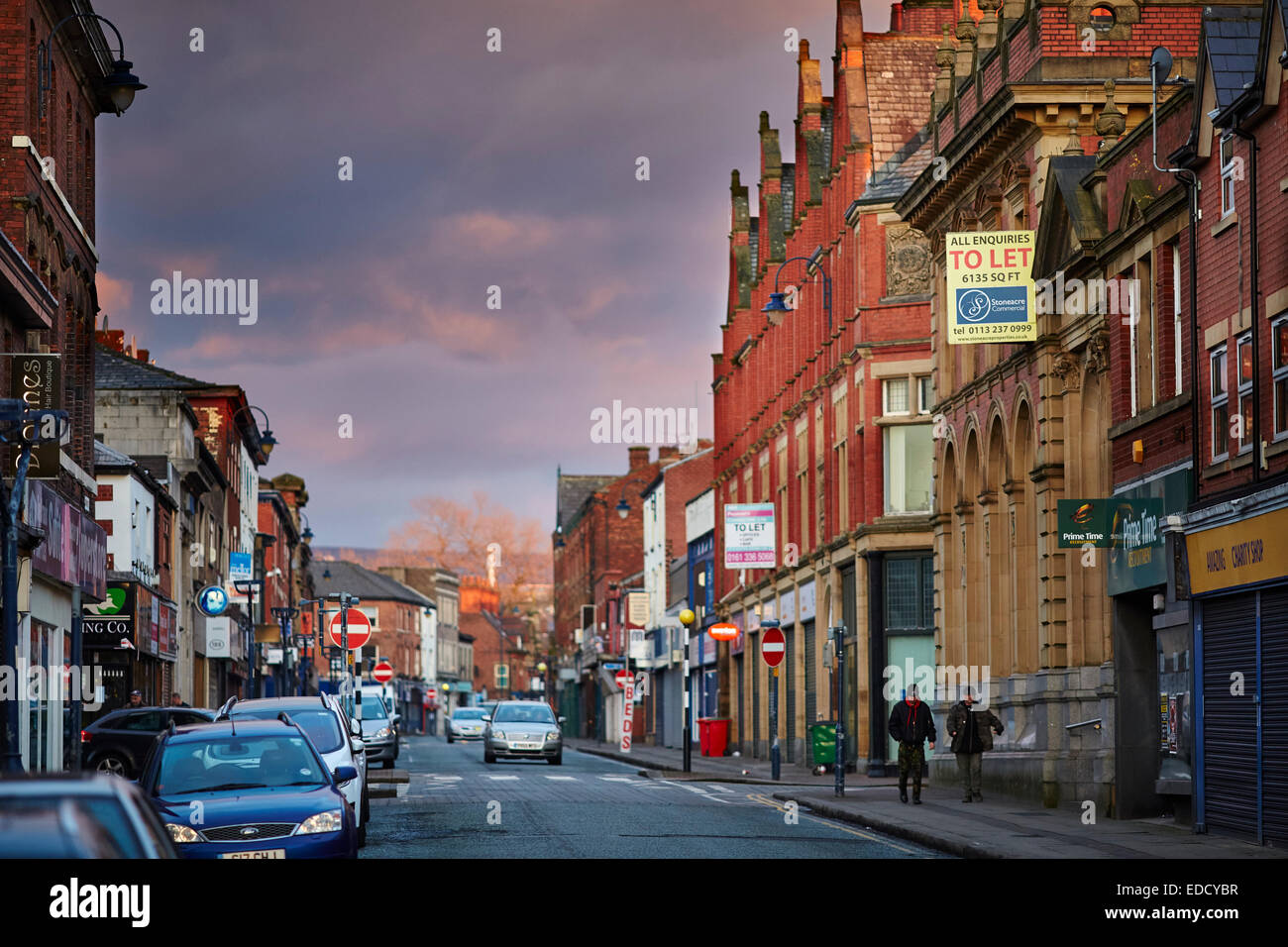 Ashton unter Lyne Tameside, Stamford Street West Stockfoto