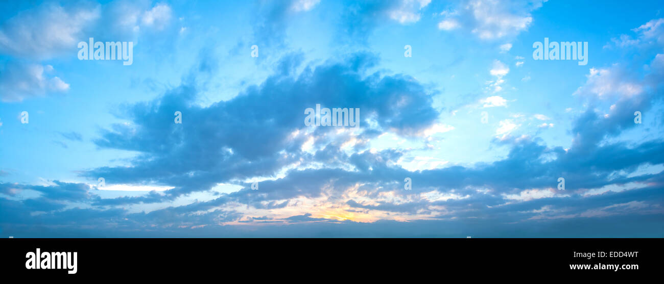 abstrakten Wolken Himmel am Morgen Stockfoto