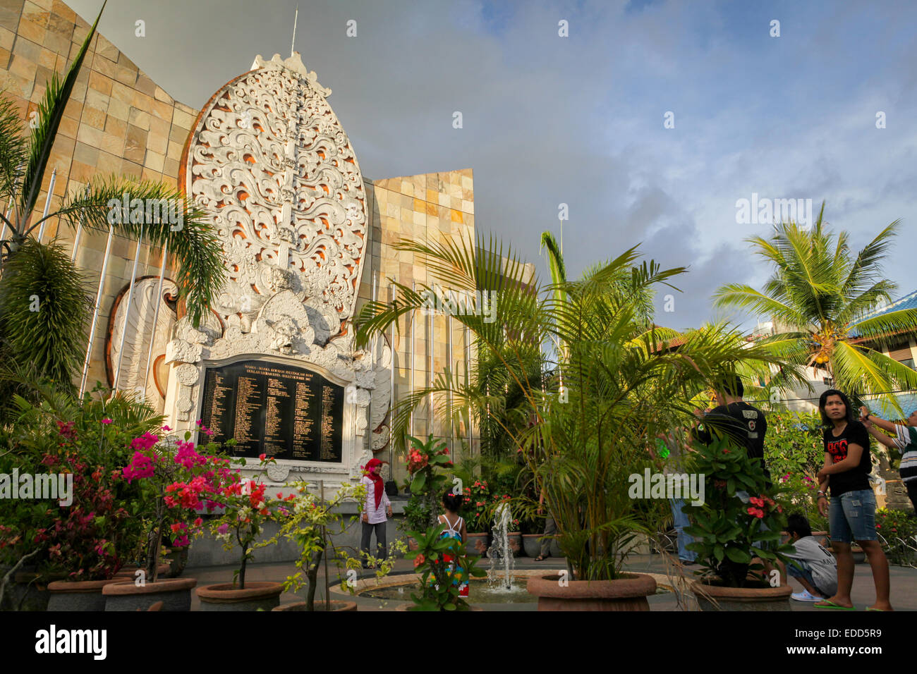 Ground Zero Monument (Bali Bombardierung Gedenkstätte) in Kuta, Bali, Indonesien. Stockfoto