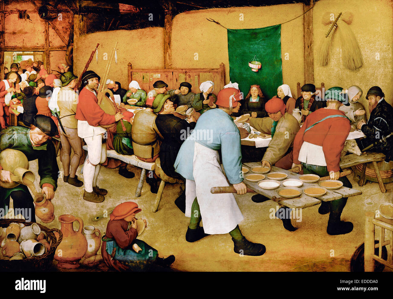 Pieter Brueghel Der ltere Die Bauernhochzeit 1566 1569 l Auf Holz pieter-brueghel-der-ltere-die-bauernhochzeit-1566-1569-l-auf-holz