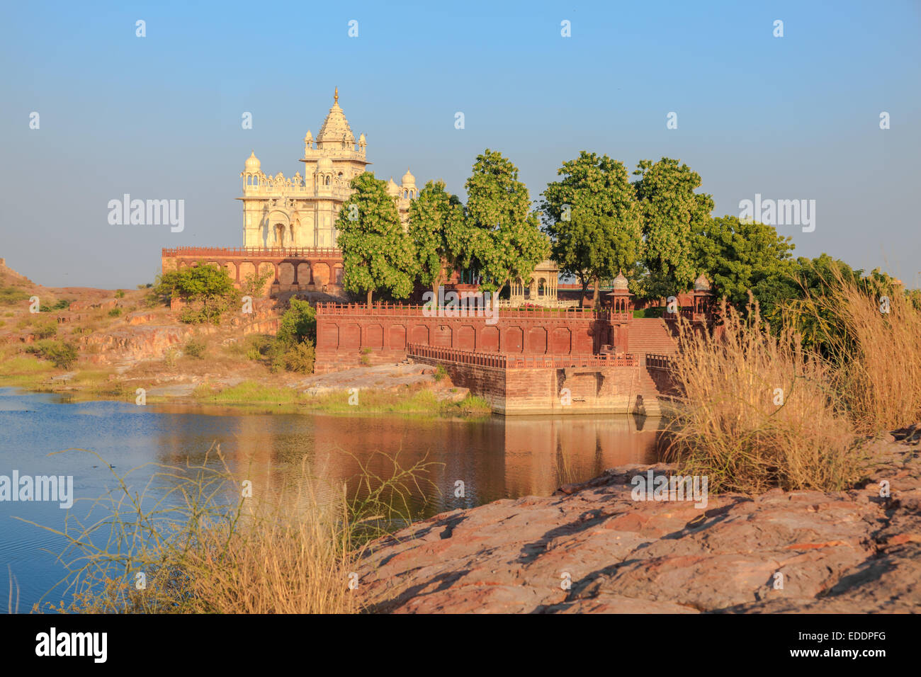 Jaswant Thada Mausoleum in Jodhpur, Bundesstaat Rajasthan, Indien Stockfoto