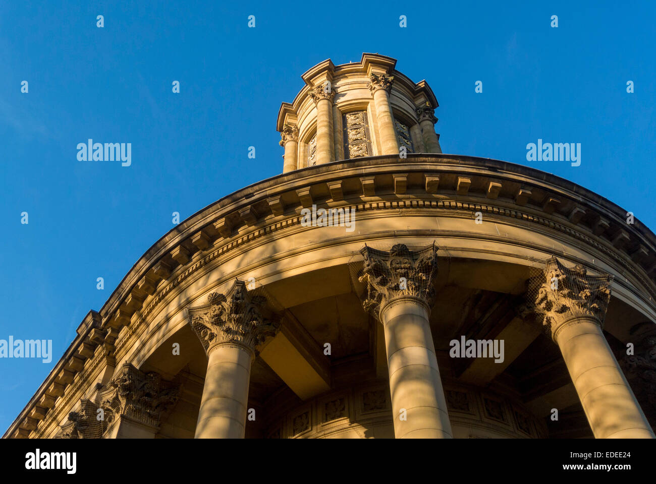 Saltaire Vereinigte Reformierte Kirche, Saltaire, West Yorkshire, Großbritannien. Stockfoto