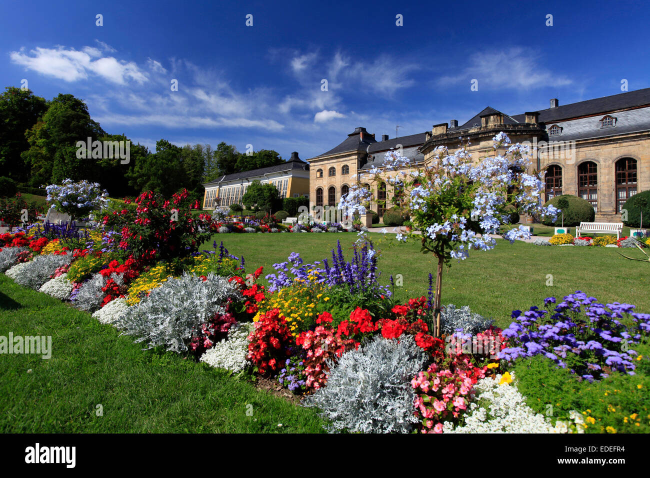 Die Orangerie in Gotha ist der Park von Schloss Friedenstein in Gotha