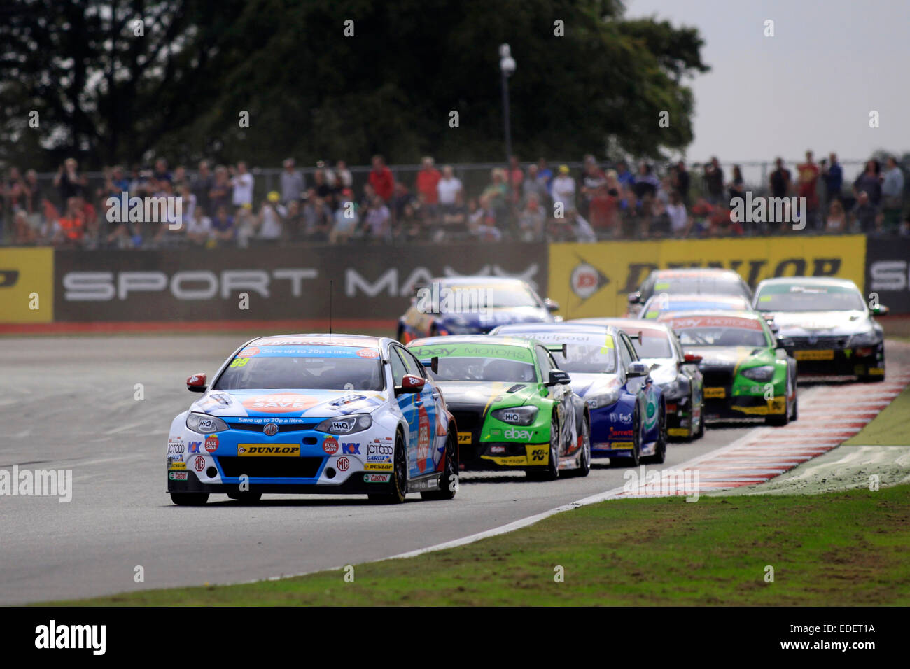 Jason Plato (GBR) MG KX Clubcard Kraftstoff sparen MG6 GT Stockfoto