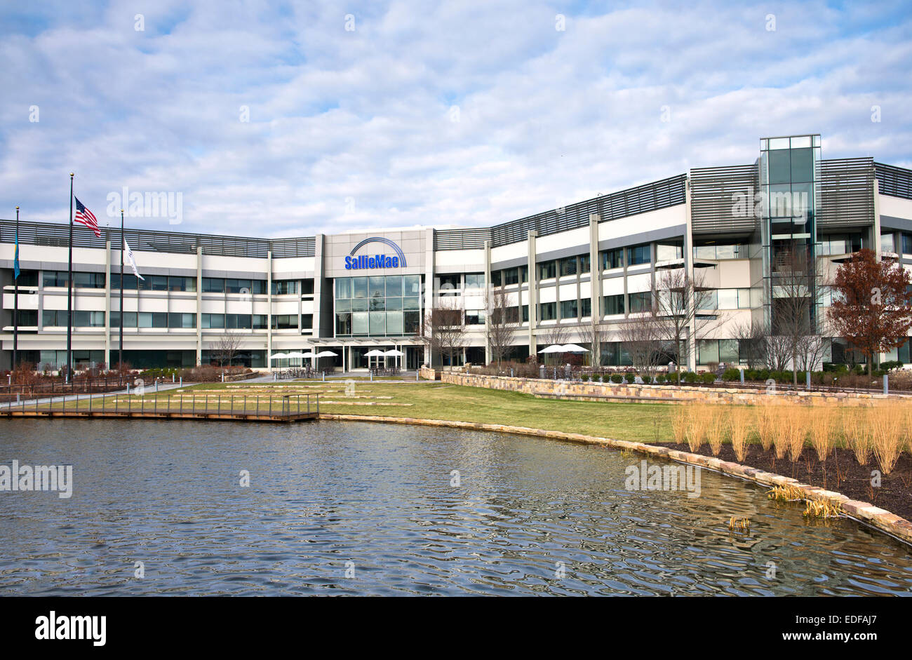 Sallie Mae Hauptquartier in Newark Delaware Stockfoto