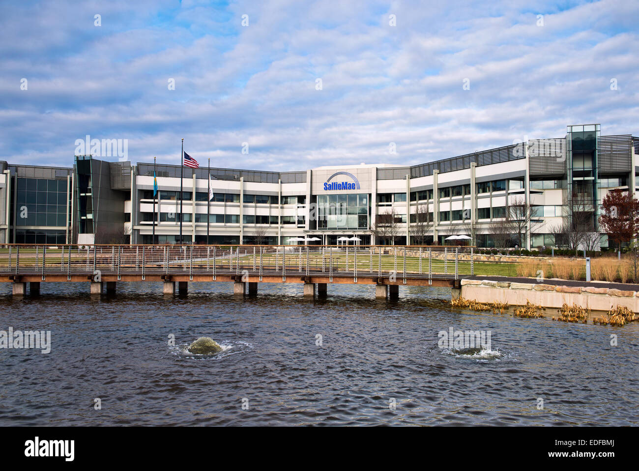 Sallie Mae Hauptquartier in Newark Delaware Stockfoto