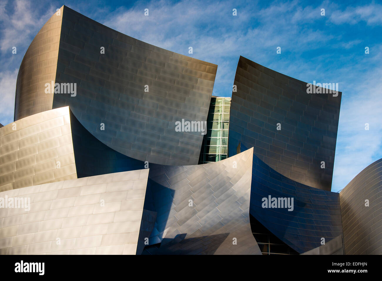 Die Walt Disney Concert Hall, entworfen von Frank Gehry, Los Angeles, Kalifornien, USA Stockfoto