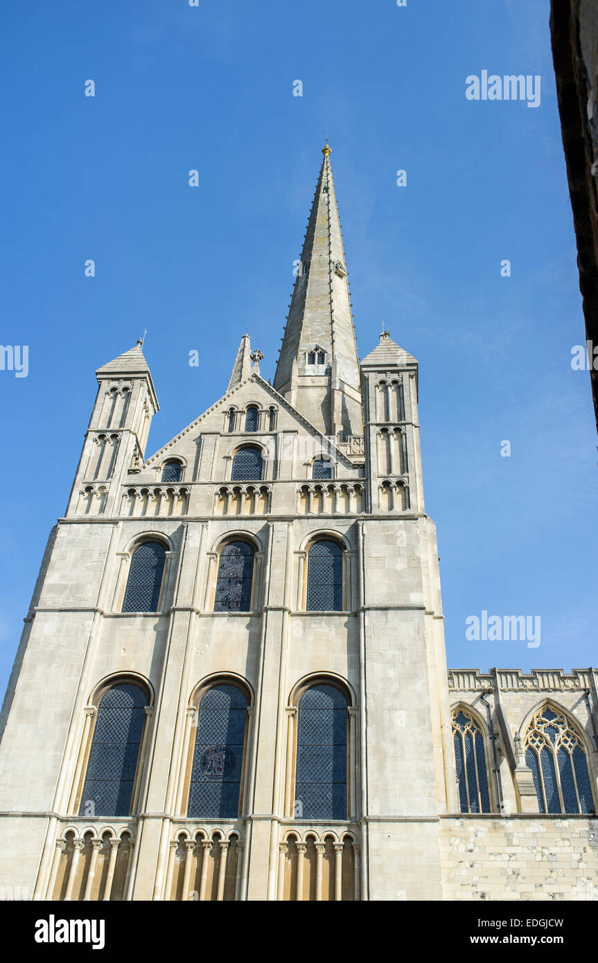 Norwich Kathedrale Norfolk England Stockfoto