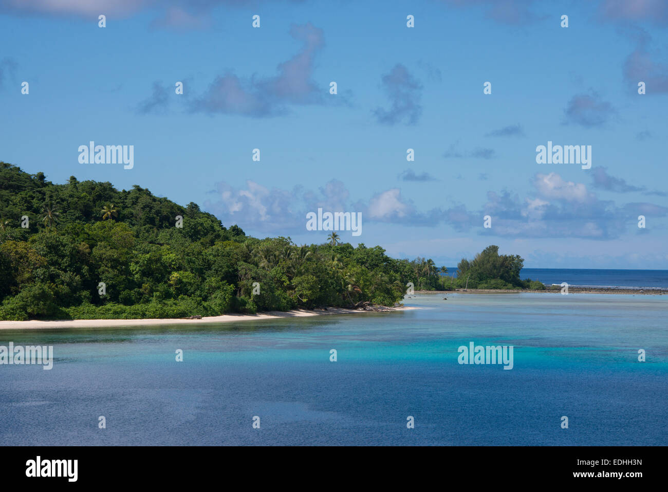 Melanesien, Provinz Makira-Ulawa, Salomon-Inseln, Insel Owaraha oder Owa Raha (früher bekannt als Santa Ana). Stockfoto