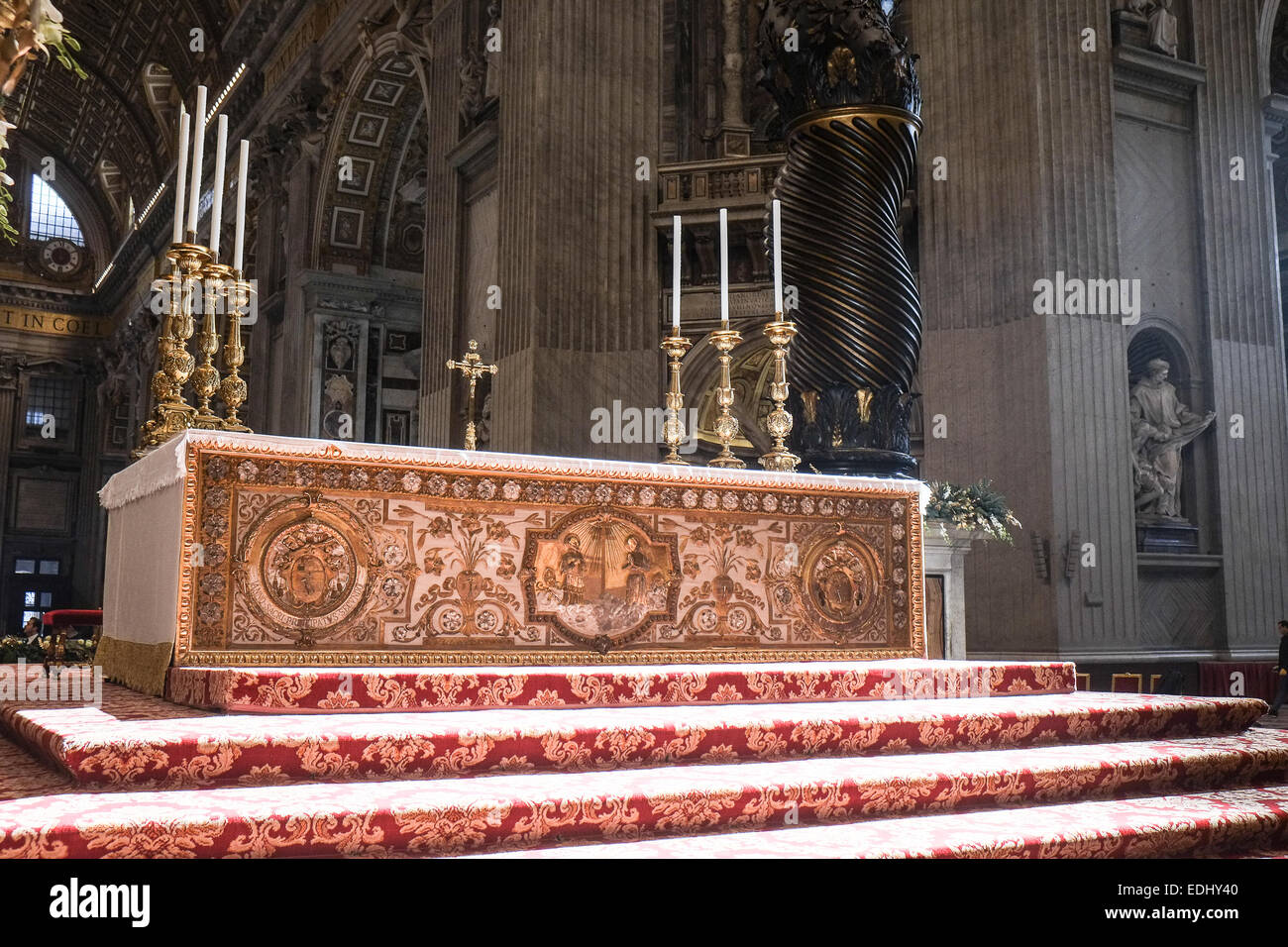 Heilige Messe der Erscheinung des Herrn-Papst Stockfoto