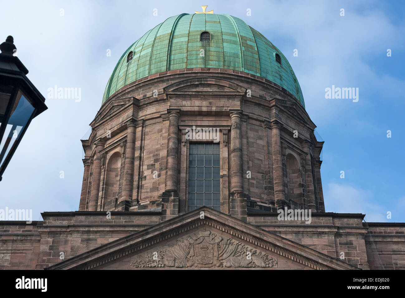 Kuppel der St. Elizabeth Church, Neo-klassizistischen Kirche abgeschlossen im Jahr 1903, Nürnberg, Middle Franconia, Bayern, Deutschland Stockfoto