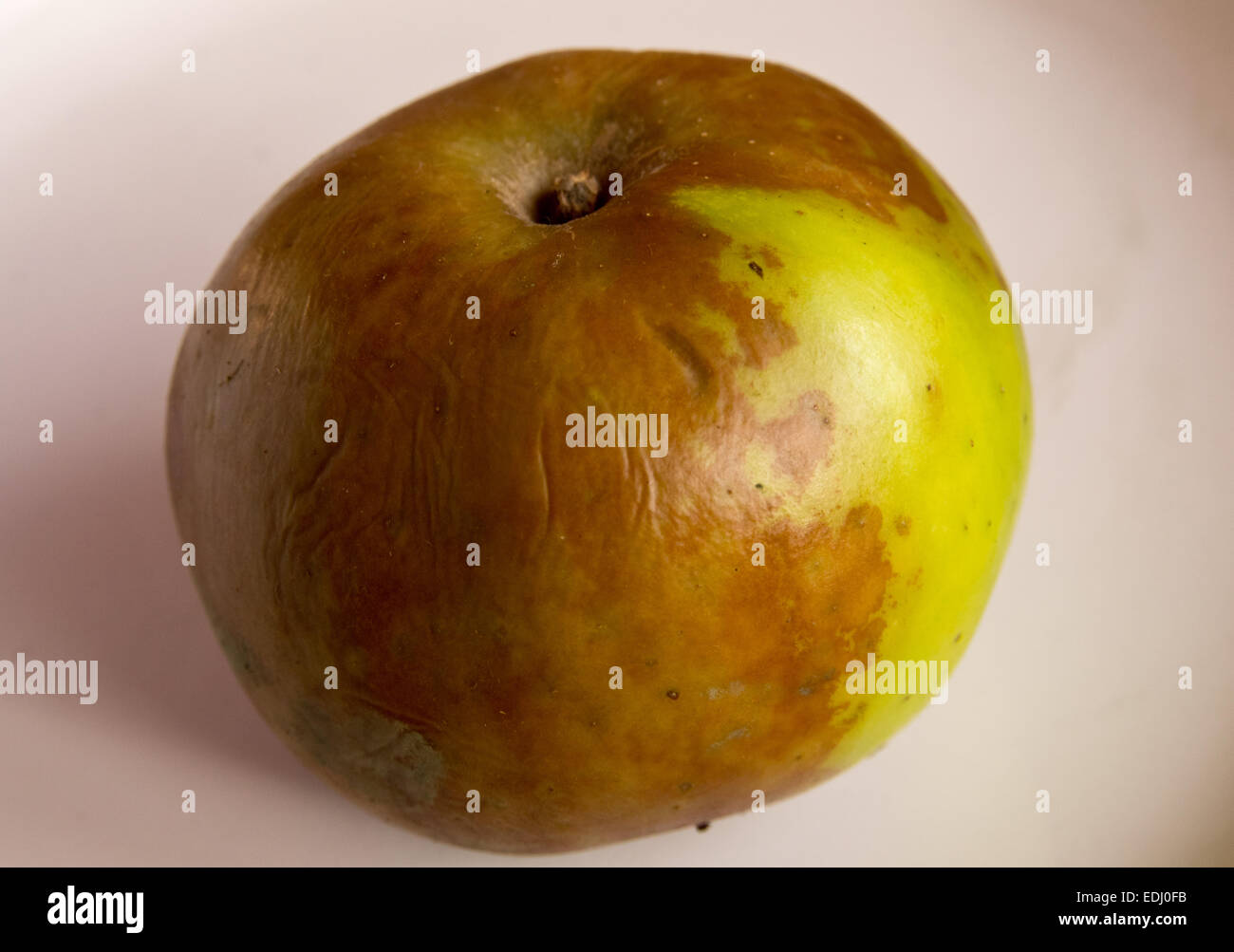 Fauler Apfel Stockfoto