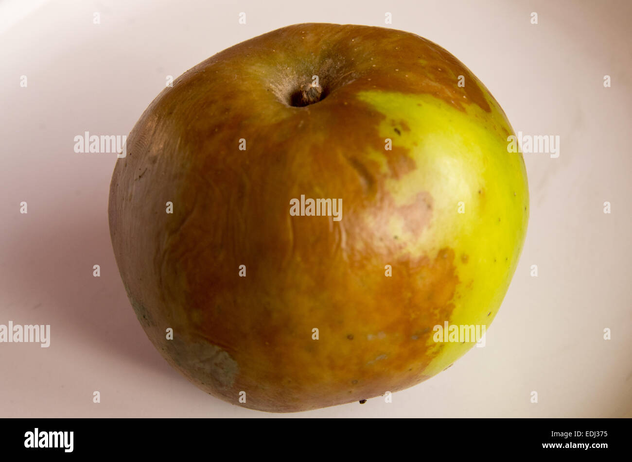 Fauler Apfel Stockfoto