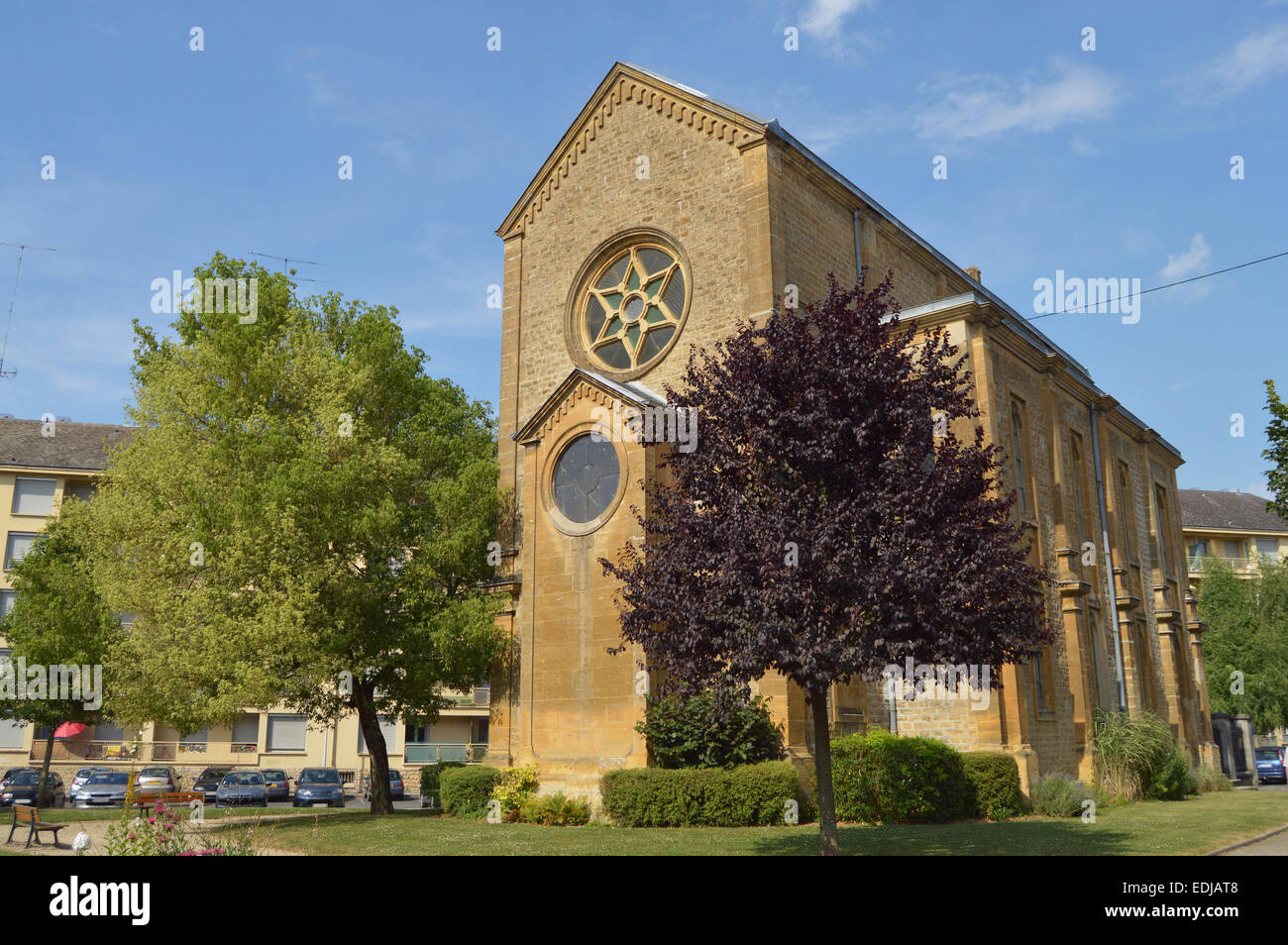 Synagoge von Sedan, Frankreich Stockfoto