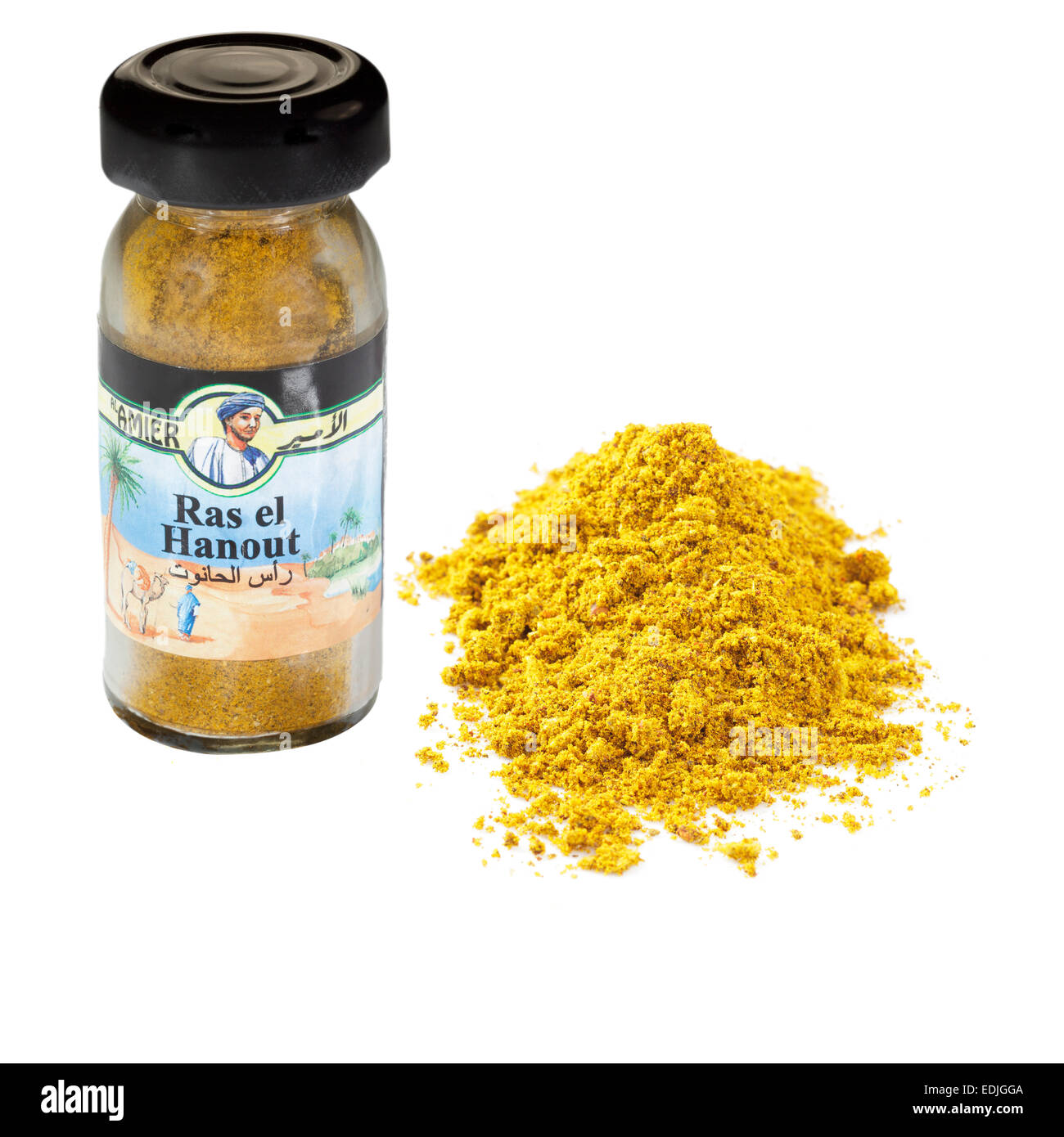 RAS el Hanout Gewürzmischung Stockfoto