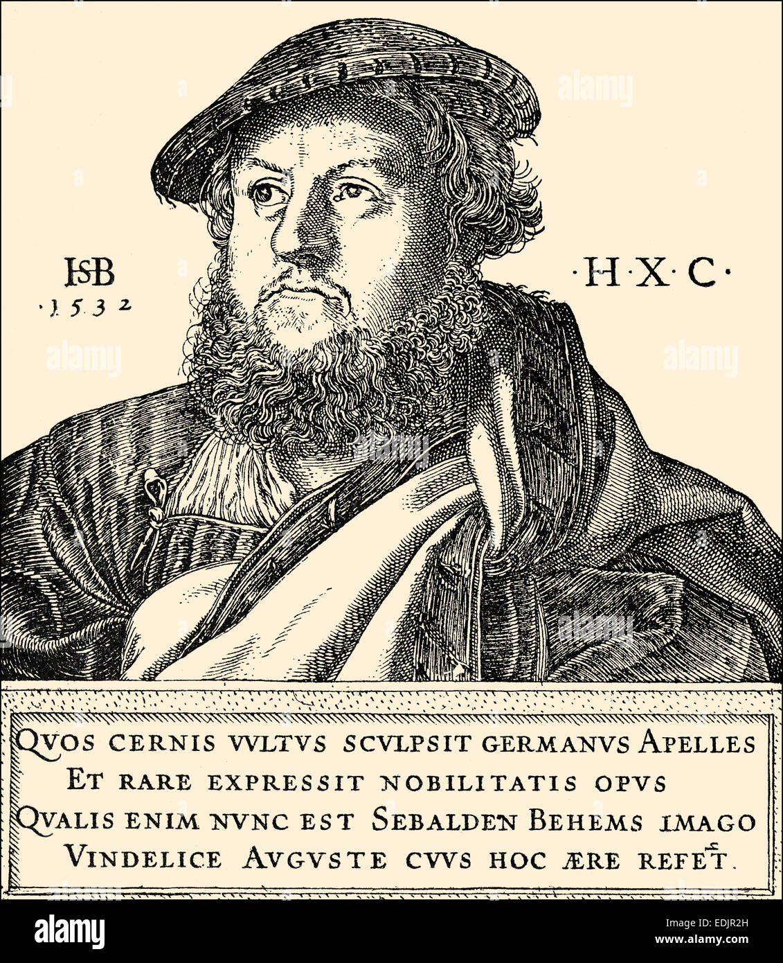 Sebald Beham, 1500-1550, ein deutscher Maler und Grafiker, Sebald Beham, 1500-1550, Ein Deutscher Maler Und Zahlenverdreher Stockfoto