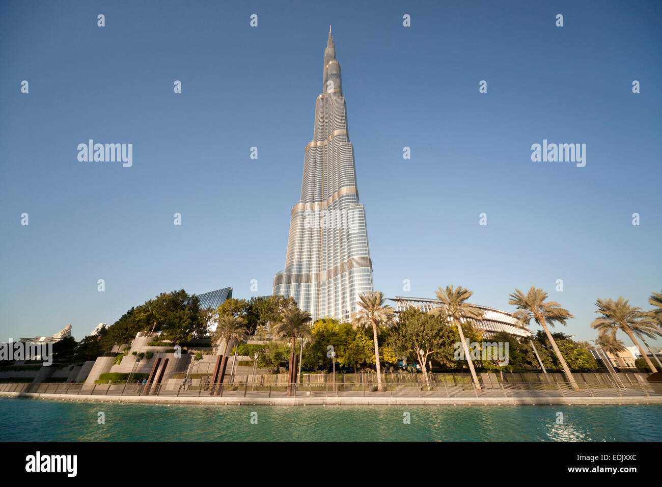 Burj Khalifa, Dubai, Emirat Dubai, Vereinigte Arabische Emirate, Asien Stockfoto