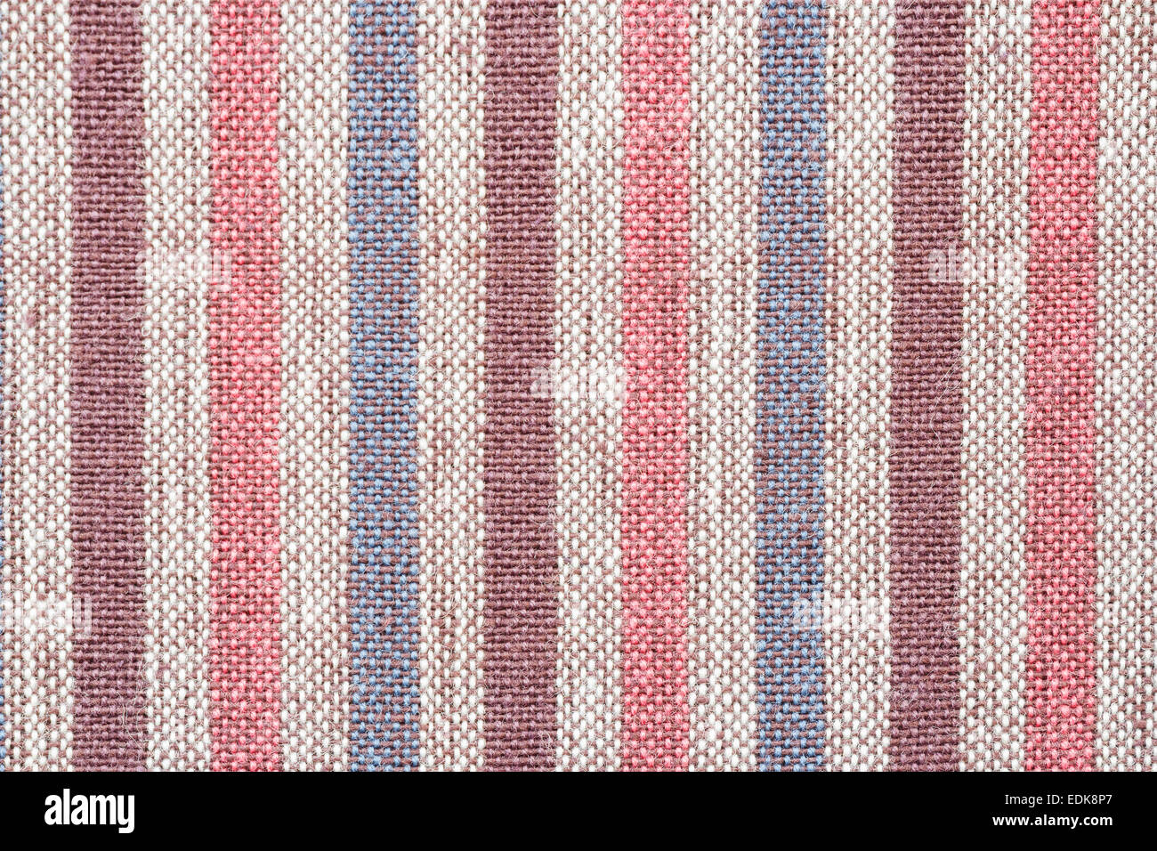 Textur des nativen Sarong mit Streifenmuster Stockfoto