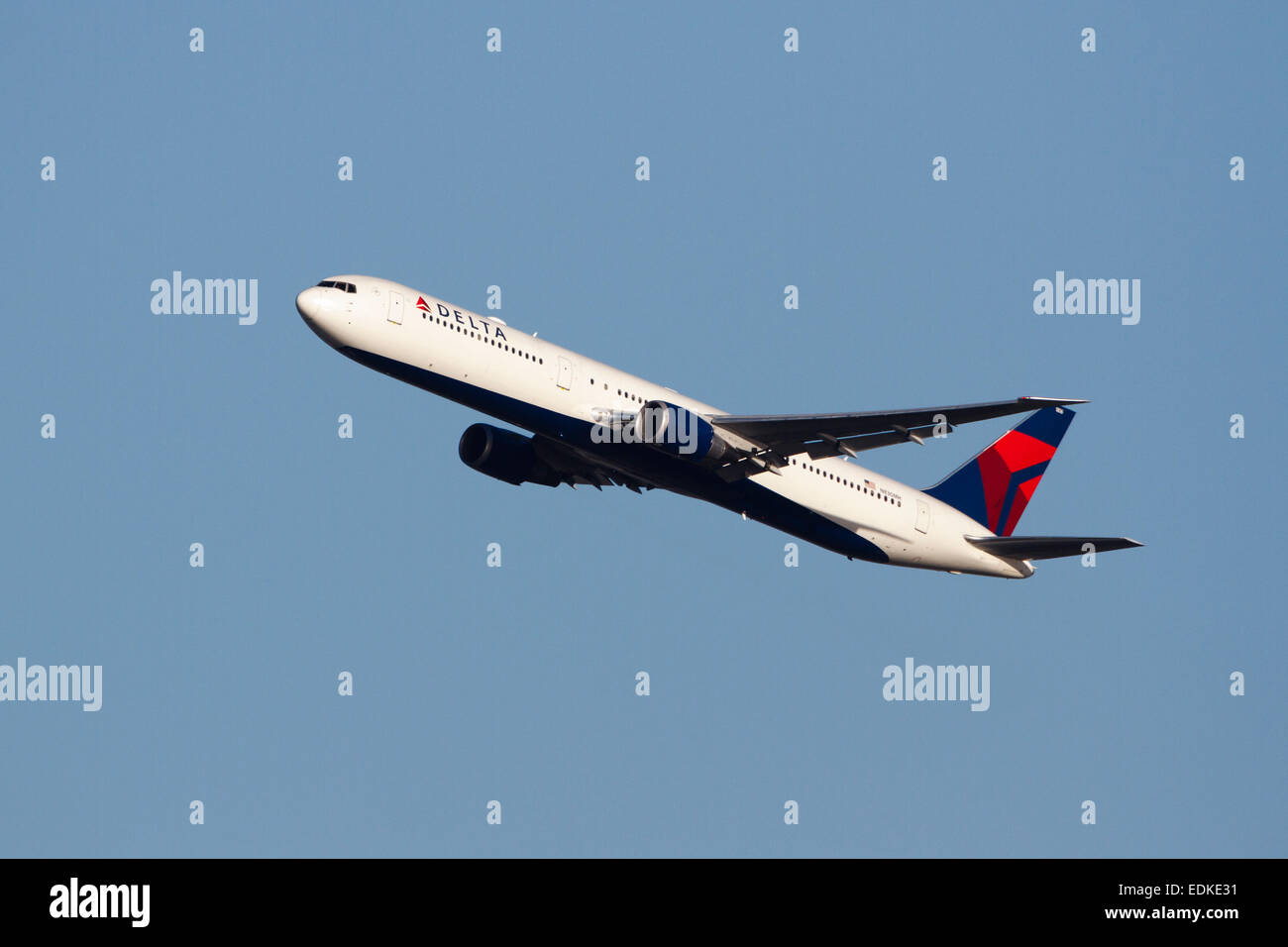 N830MH Delta Air Lines Boeing 767 432, England, Großbritannien Stockfoto