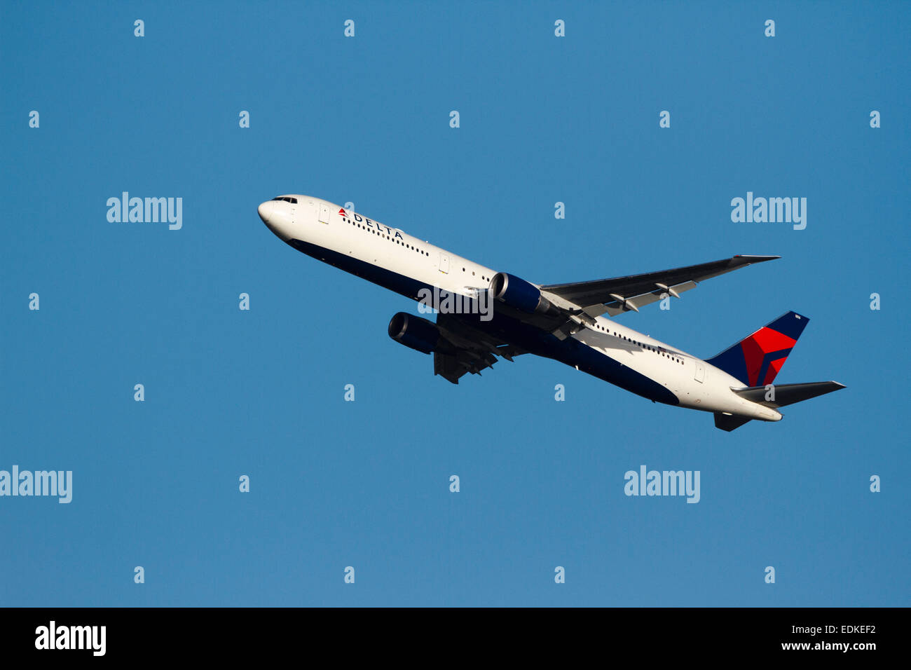 N830MH Delta Air Lines Boeing 767 432, England, Großbritannien Stockfoto