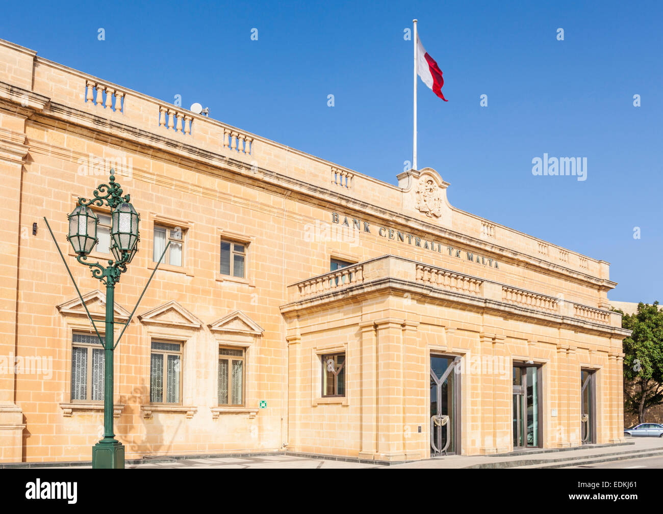 Central Bank of Malta Valletta Malta EU Europa Stockfoto