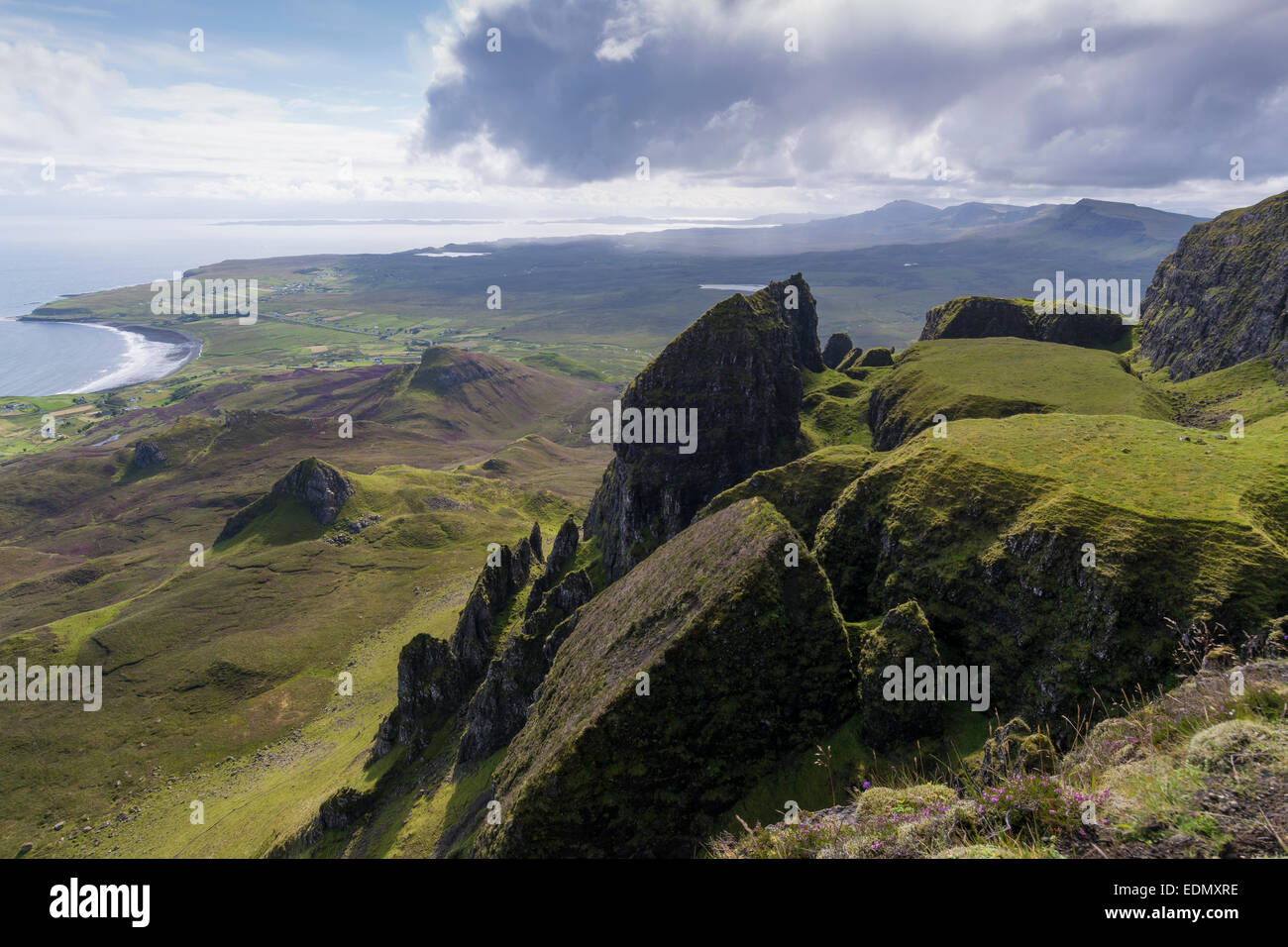 Der Quiraing Isle Of Skye Stockfoto