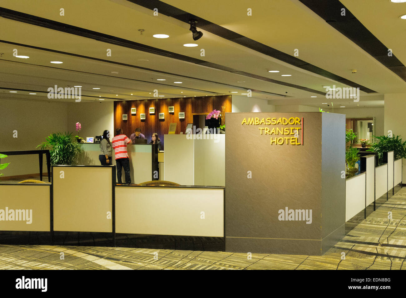 Singapur Changi Flughafen Ambassador Transit Hotel Stockfoto