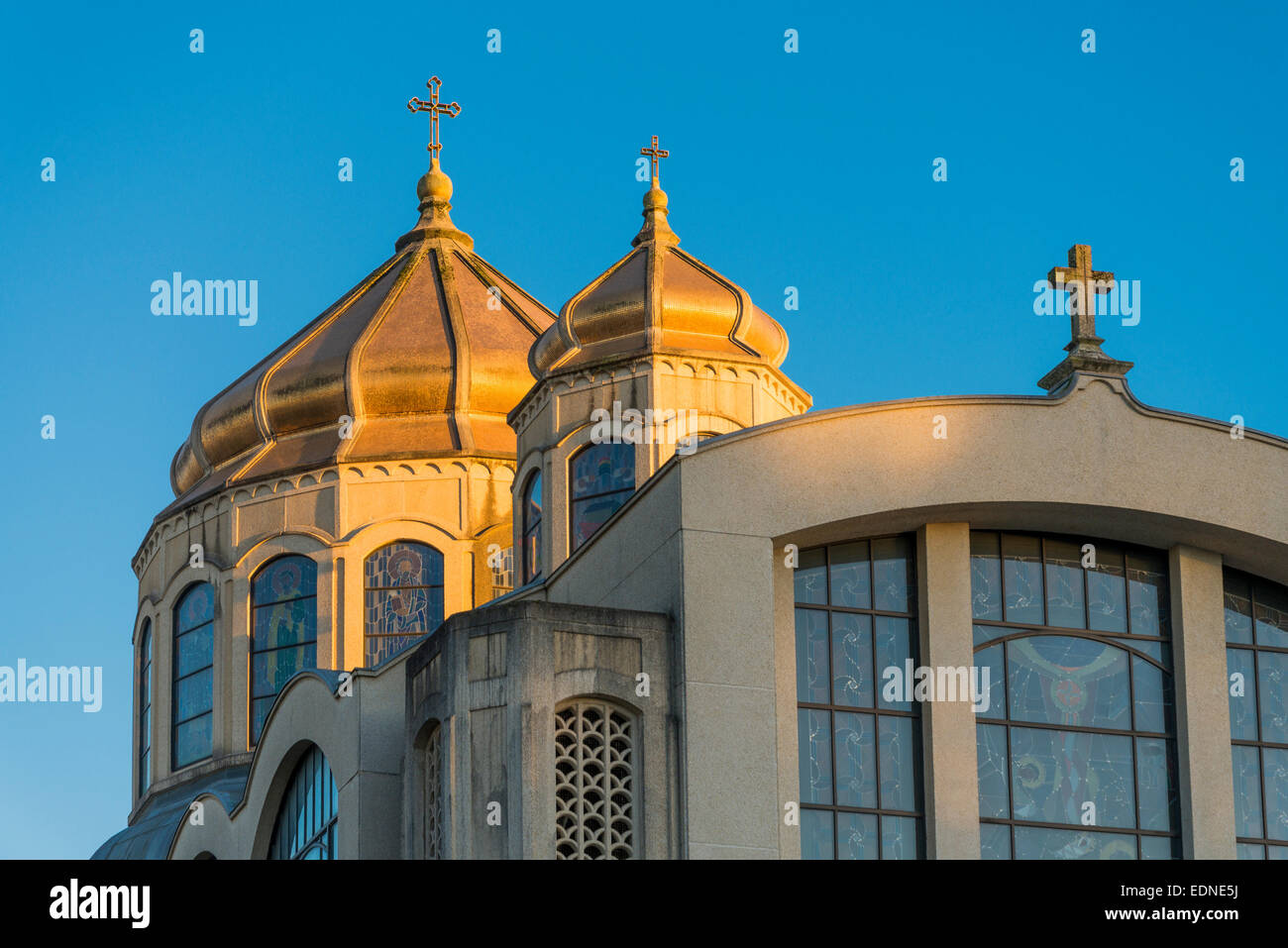 Ukrainische katholische Marienkirche, Vancouver, Britisch-Kolumbien, Kanada Stockfoto