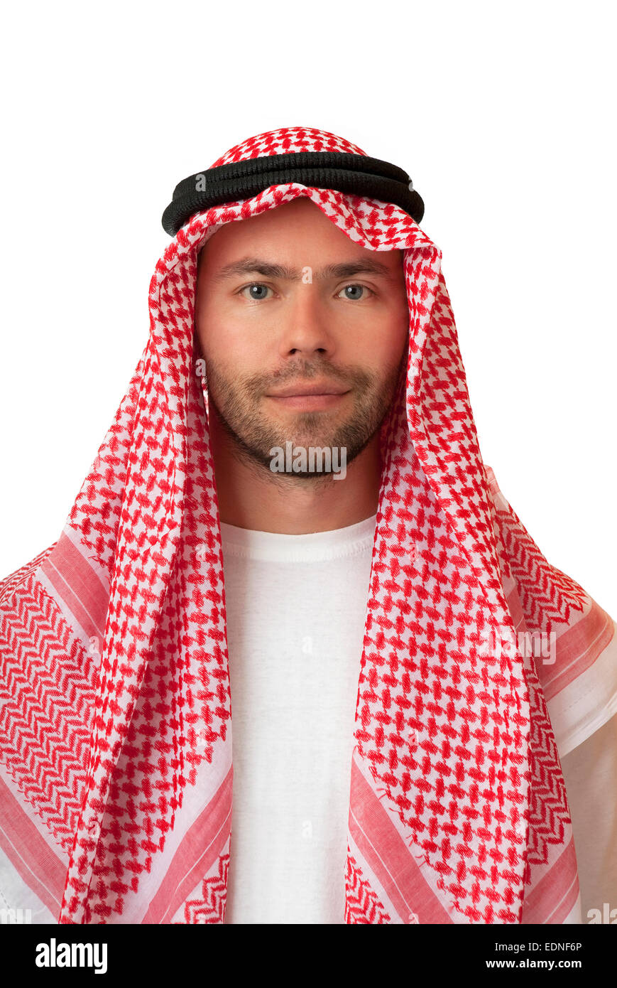 Mann in arabische Kopfbedeckung Stockfotografie - Alamy