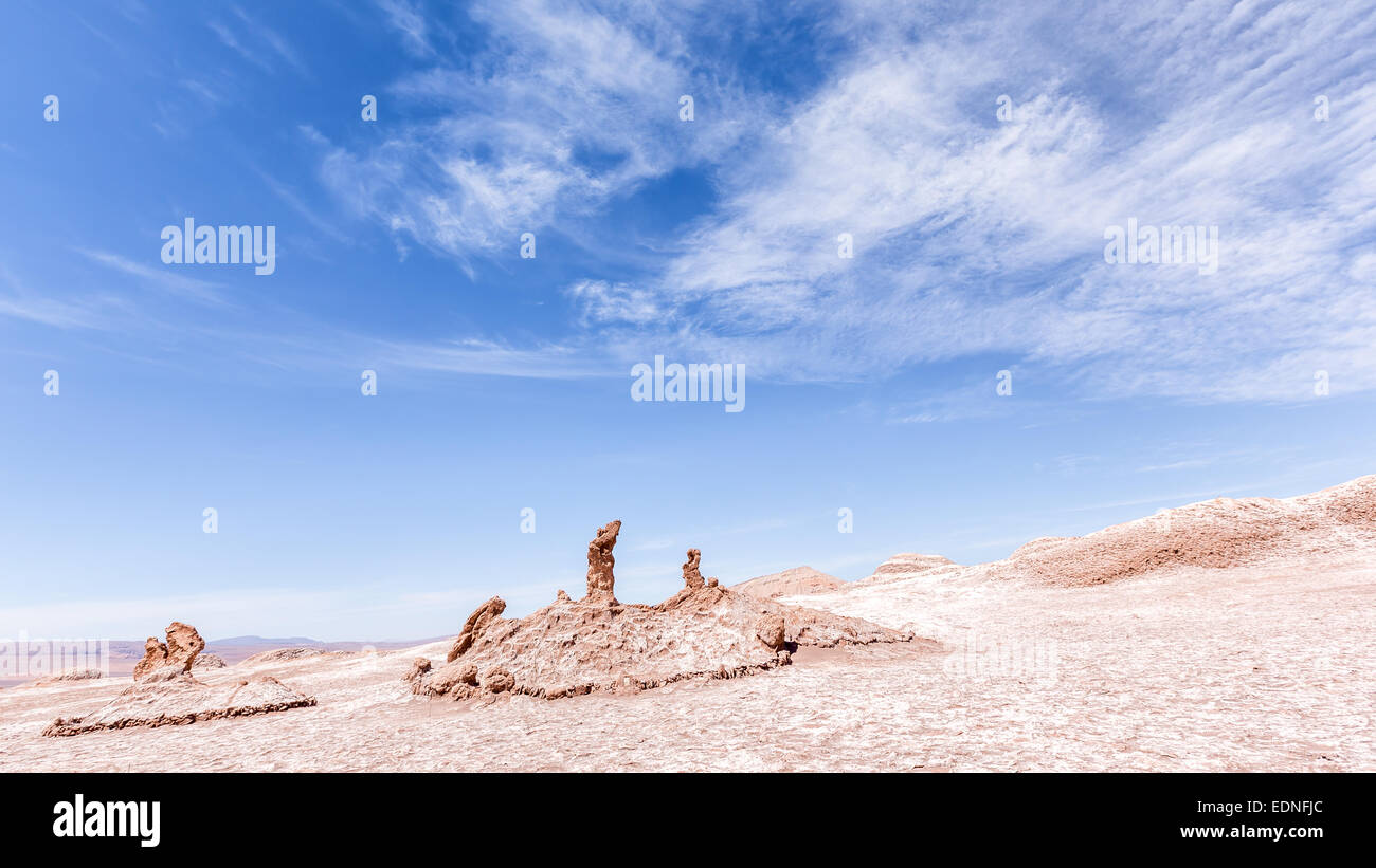 Drei Marien im Tal des Mondes, San Pedro de Atacama, Chile, Südamerika Stockfoto