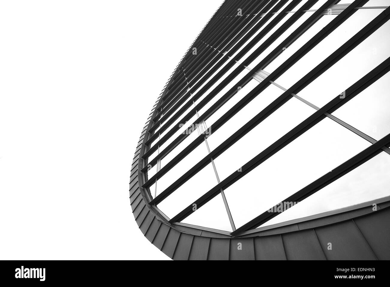 Moderne Architektur in schwarz / weiß Stockfoto