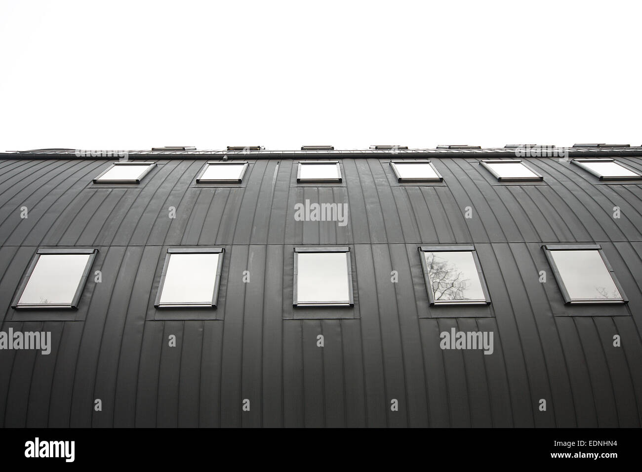 Abstrakt Architektur in schwarz / weiß Stockfoto