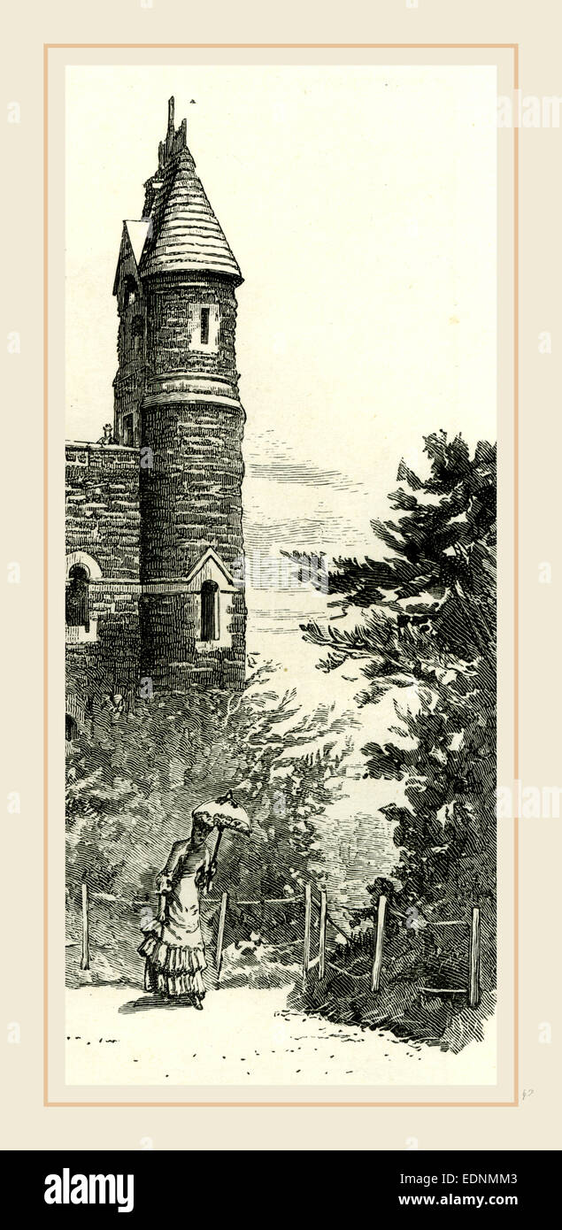 Das Belvedere, Central Park, New York, 1891, USA Stockfoto