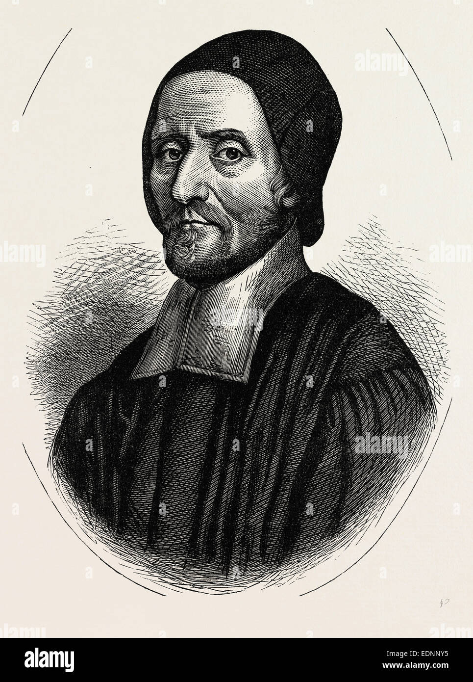 DR. BUSBY, Westminster School, London, UK, 19. Jahrhundert Gravur