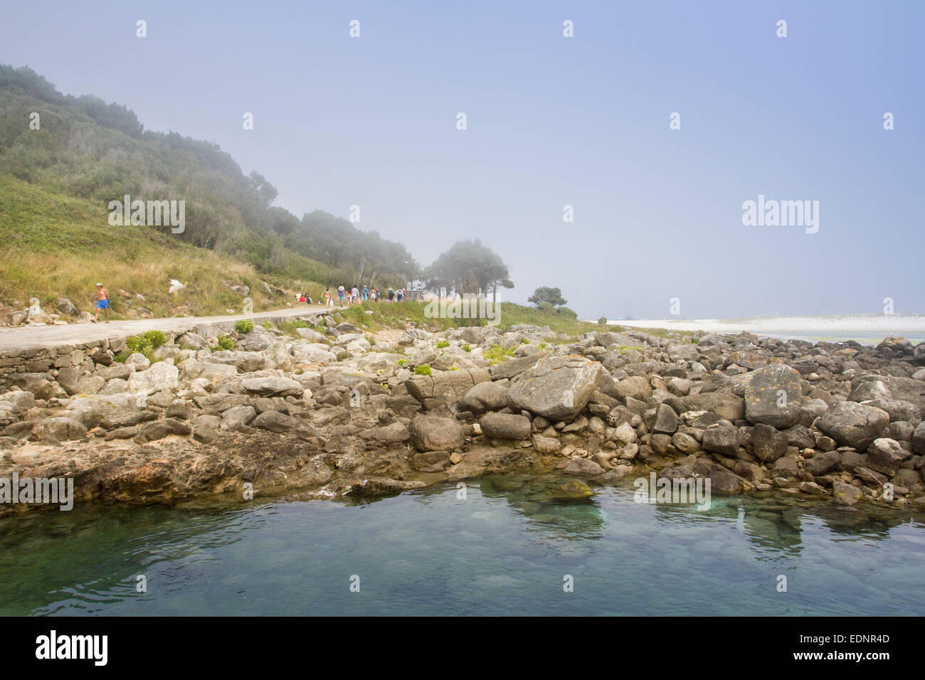 Cíes-Inseln, Galicien, Spanien Stockfoto