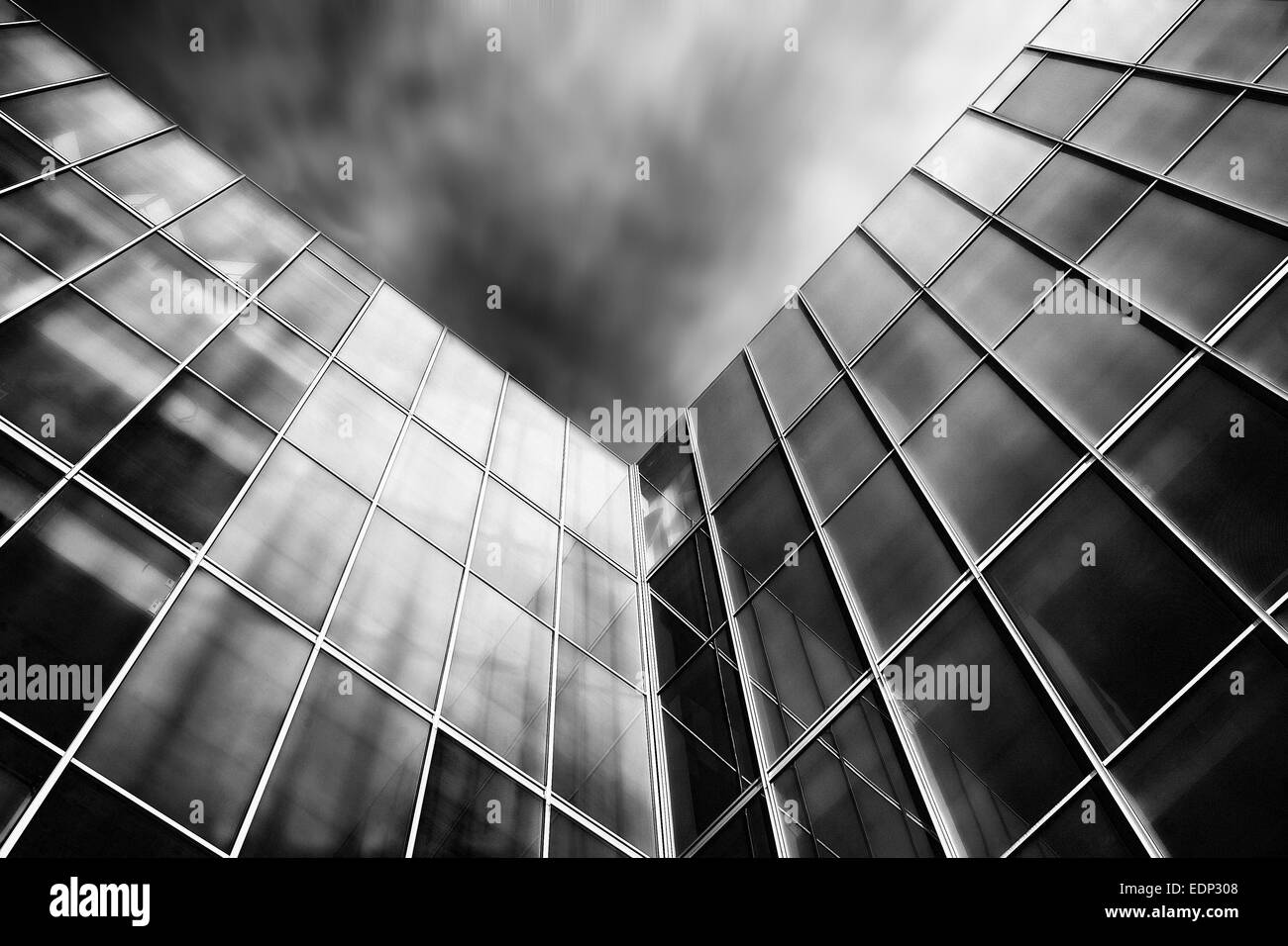 Abstrakt Architektur schwarz / weiß Stockfoto