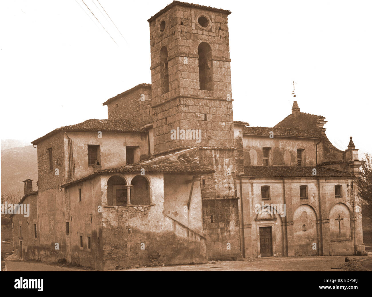 Abruzzen, l ' Aquila, San Demetrio Ne' Vestini, Barockkirchen, Italien, 20. Jahrhundert, Foto, Fotografie, Europa Stockfoto