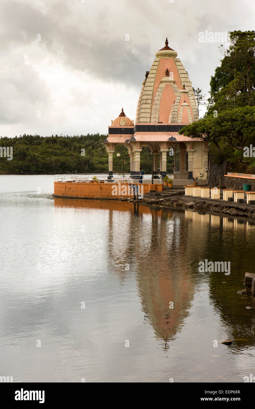 Mauritius, Grand Bassin, Ganga Talao Heiliger Seetempel Stockfoto