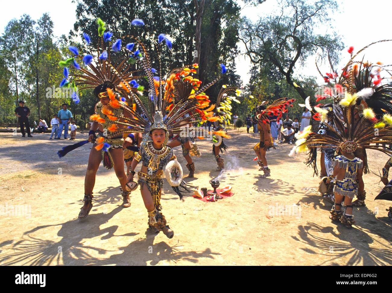 Mexiko - indische Tänzerinnen in Mexiko-Stadt Stockfoto
