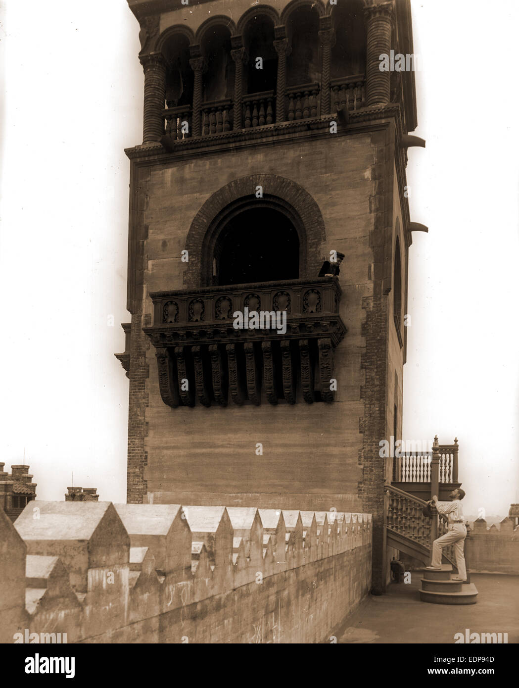 Die Westturm des Ponce de Leon Hotel, Jackson, William Henry, 1843 – 1942, Türme, Hotels, Resorts, USA, Florida Stockfoto