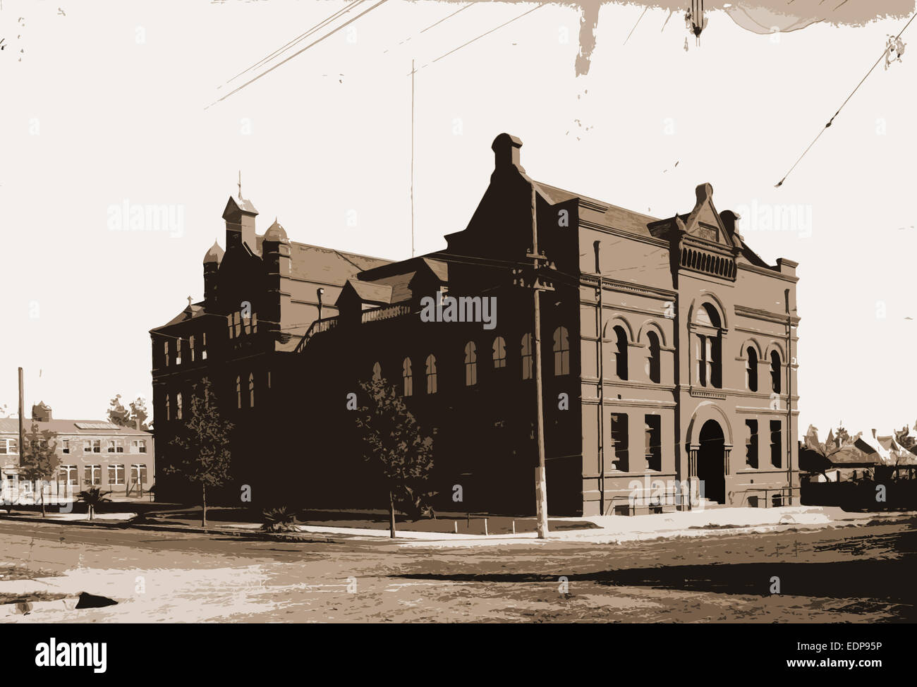 Throop Institute, Pasadena, Bildungseinrichtungen, Universitäten & Hochschulen, USA, California, Pasadena, 1900 Stockfoto