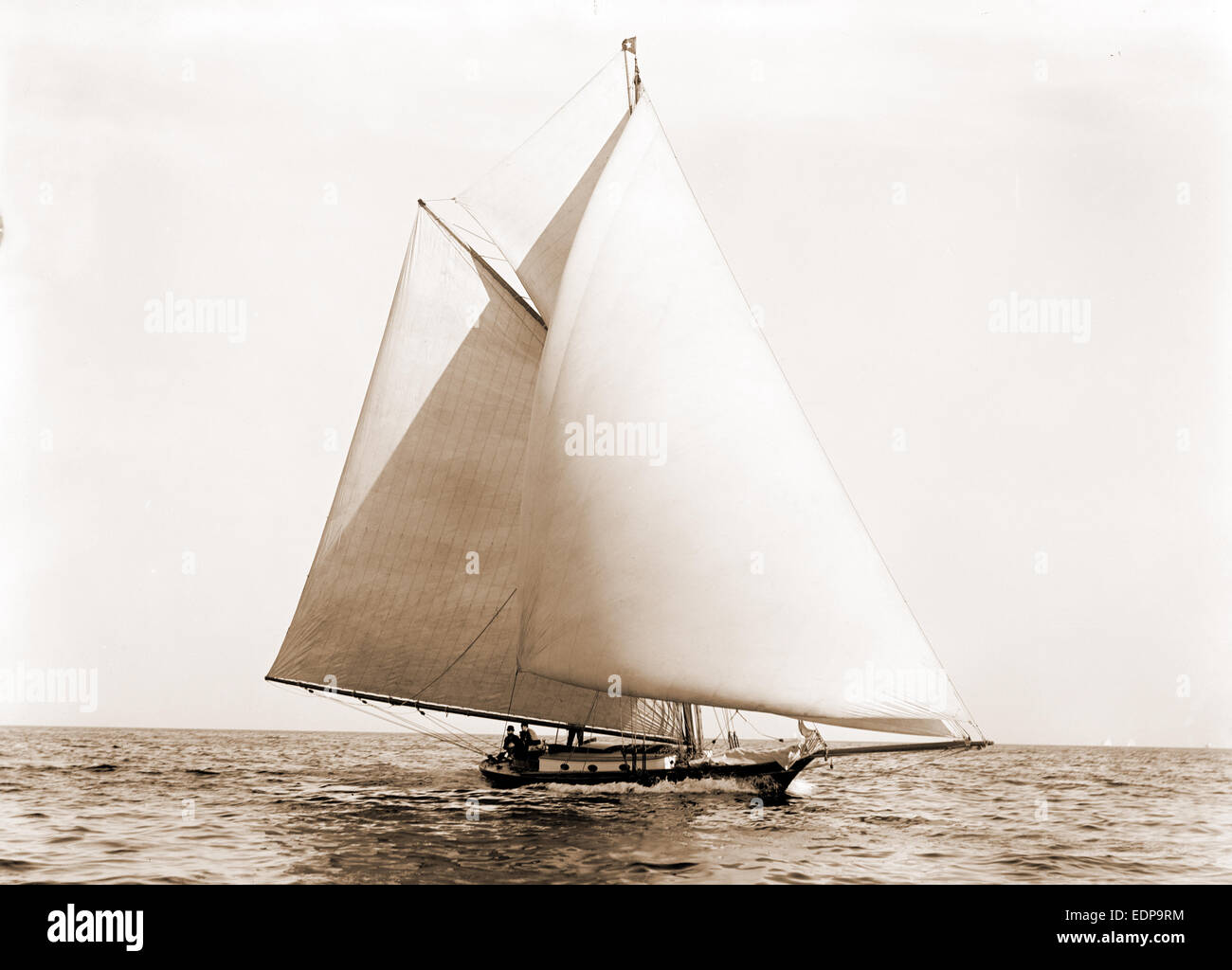 Häuptling, Häuptling (Yacht), Yachten, 1880 Stockfoto
