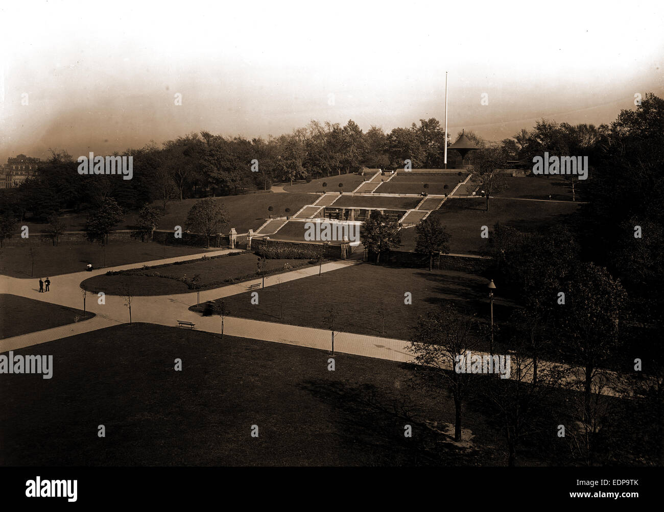 Fort Greene Park, Brooklyn, N.Y, Parks, Vereinigte Staaten, New York (Bundesstaat), New York, 1904 Stockfoto