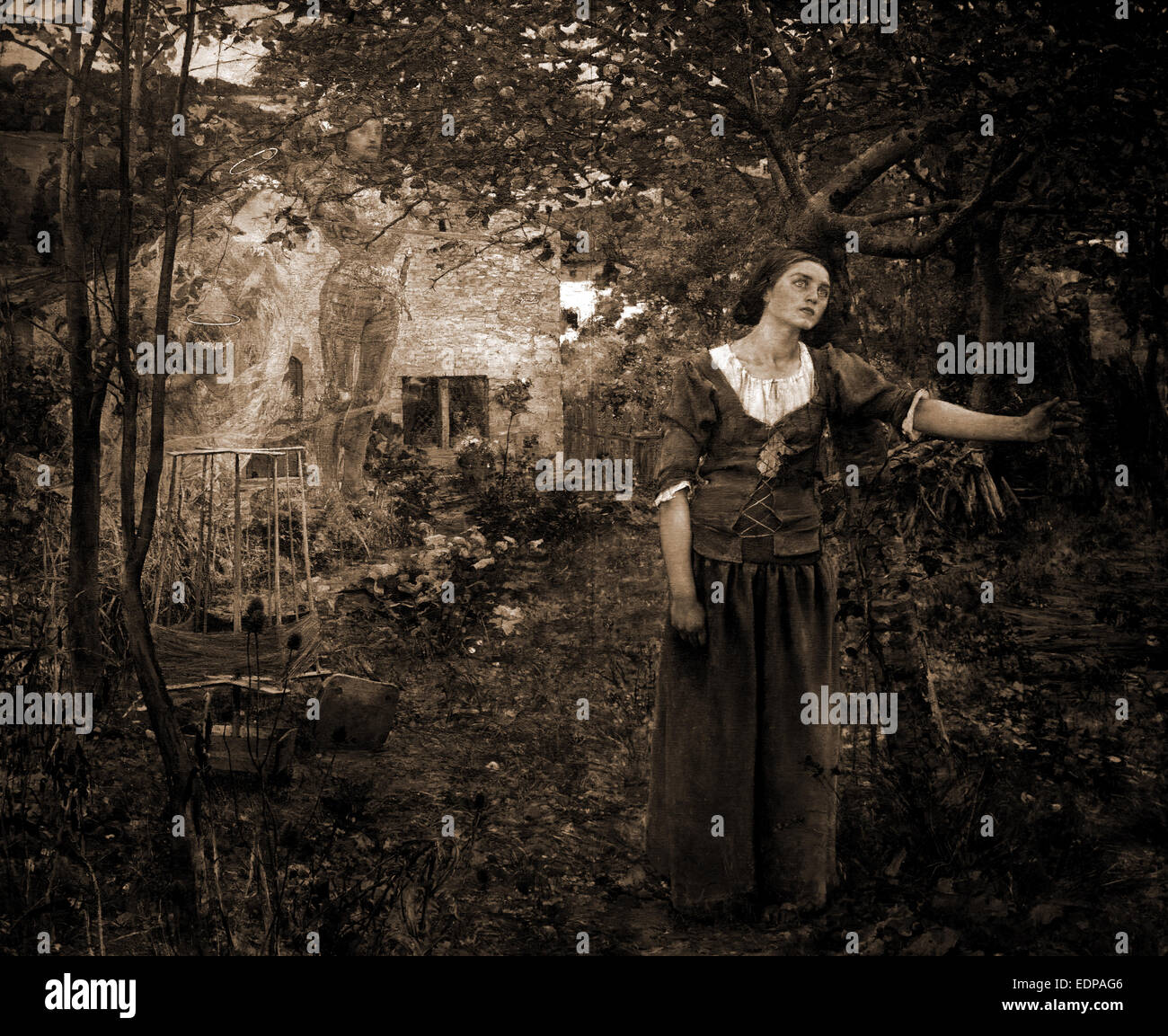 Jeanne d ' Arc, Bastien-Lepage, Jules, 1848-1884, Johanna von Orleans, Heiliger, 1412-1431, 1900 Stockfoto