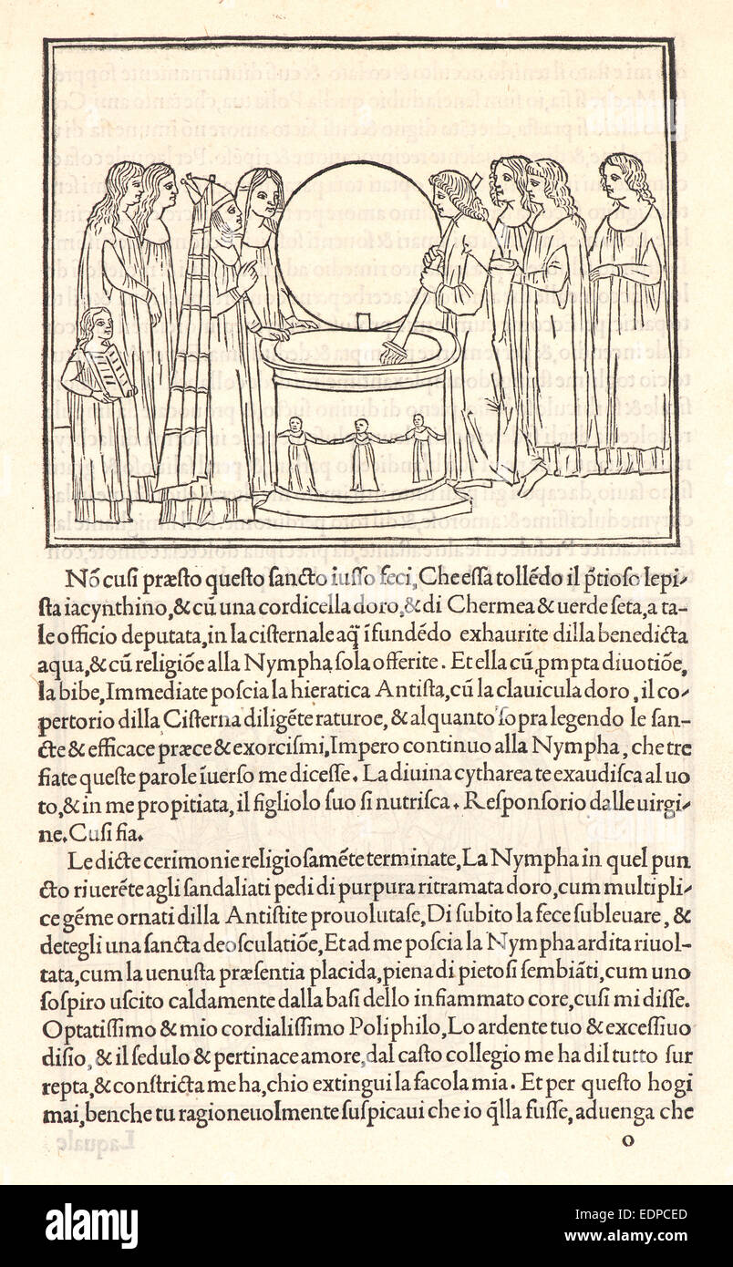 Anonym. Die Fackel der Polia erlischt in dem Altar (Blatt aus