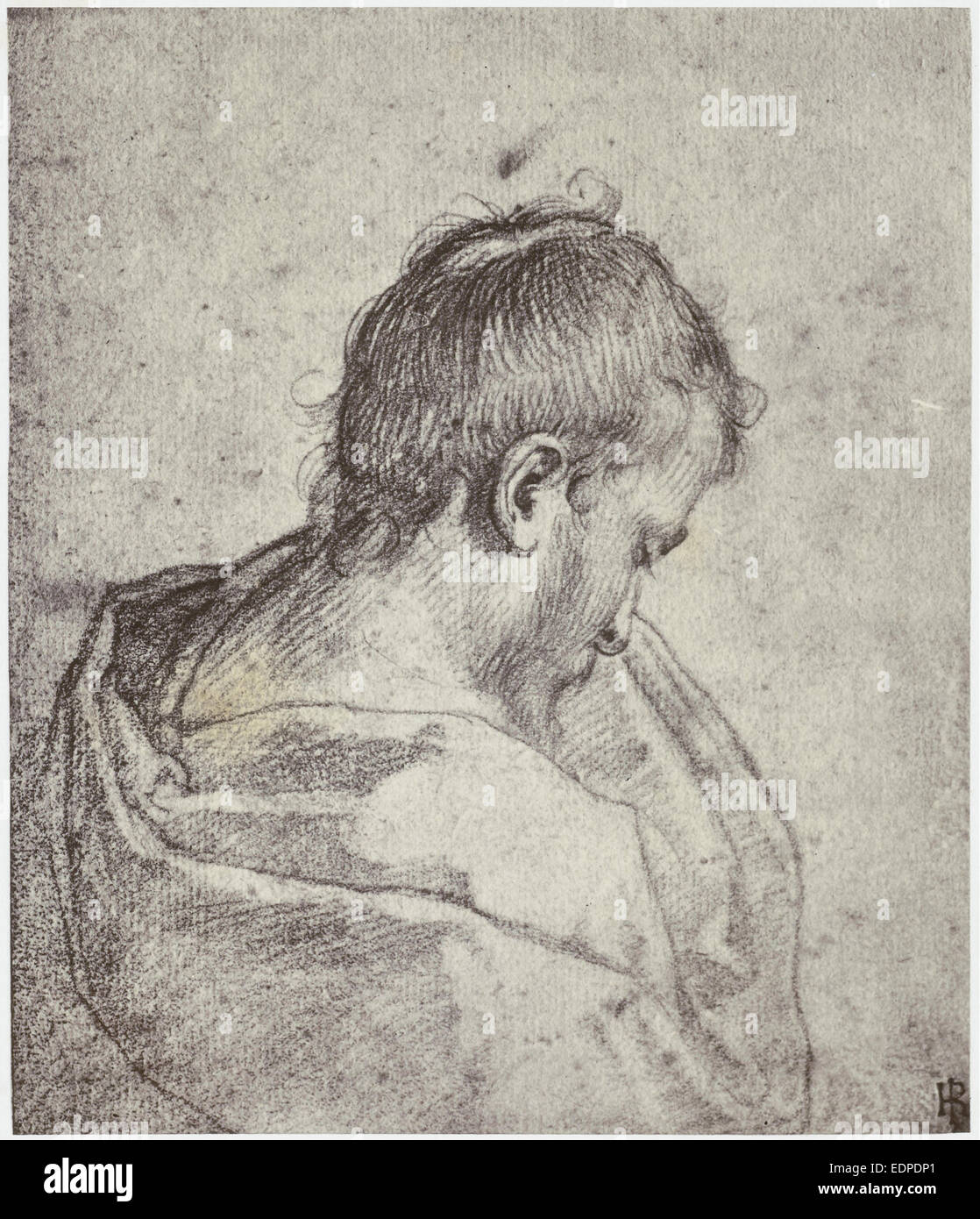Michael Angelo [Michelangelo], eine Trauer-Kopf Stockfoto