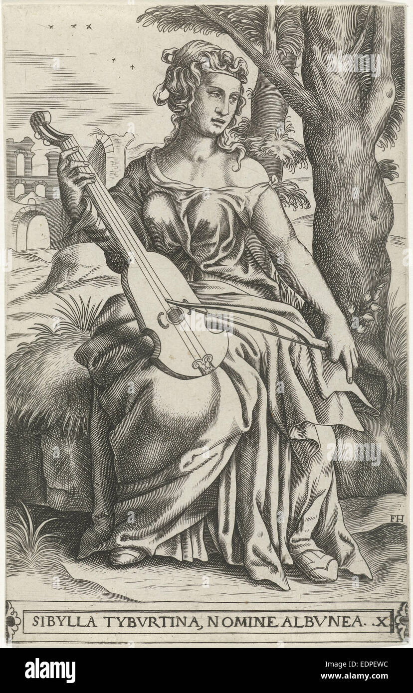 Tiburtine Sibille, Frans Huys, 1546-1562 Stockfoto