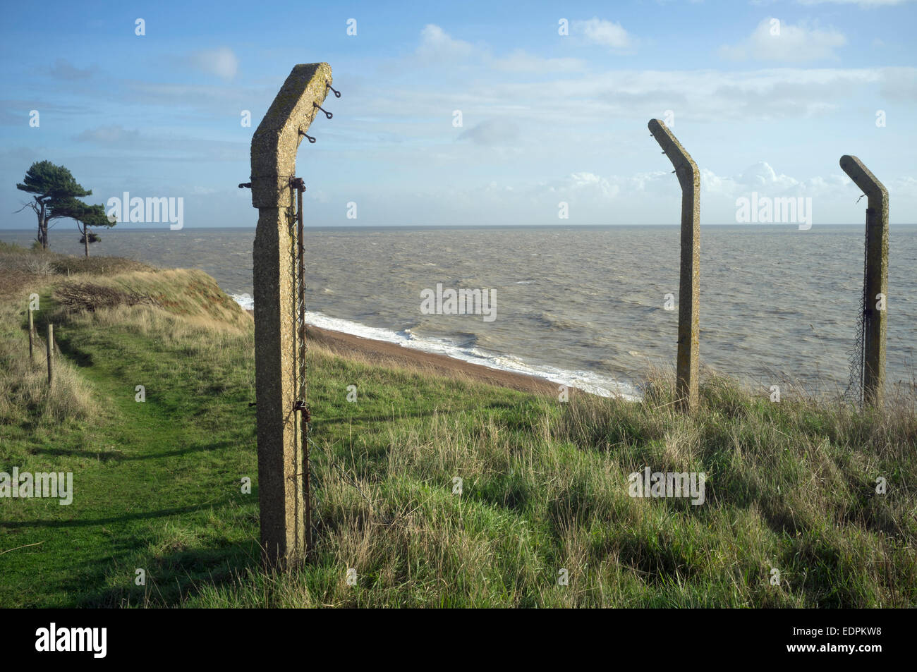 Ehemaligen RAF Bawdsey an der Küste von Suffolk Stockfoto