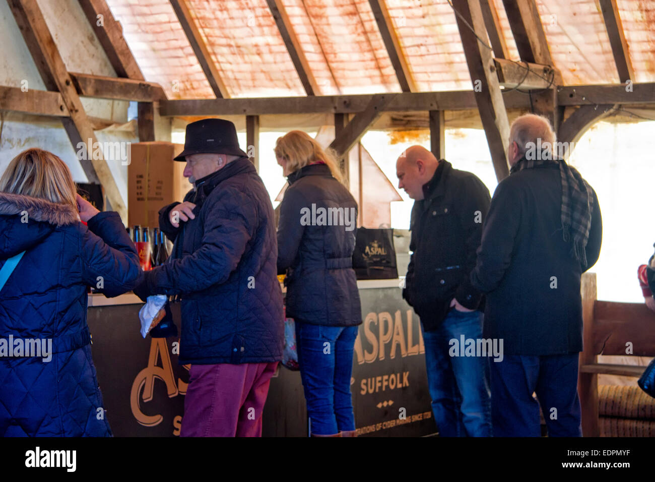 ASPEL Getränke bar, Jimmys Farm, Ipswich, Suffolk, UK Stockfoto